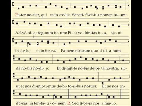 Latin Choral Verper - Pater Noster (Lord`s Prayer )