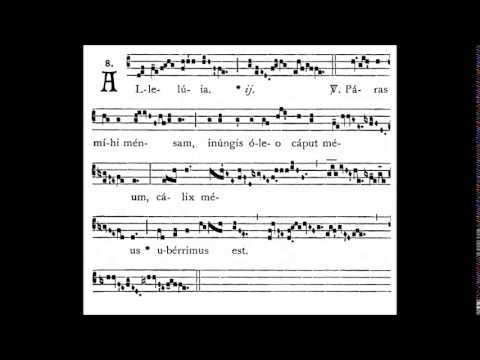 ALLELUIA - Paras mihi mensam inungis oleo