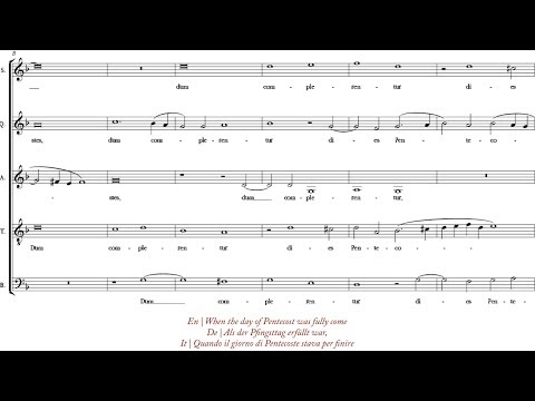 Victoria | Dum complerentur dies Pentecostes [á 5; Ensemble Plus Ultra]