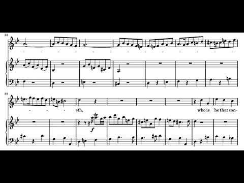 If God be for us (Messiah - G.F. Händel) Score Animation