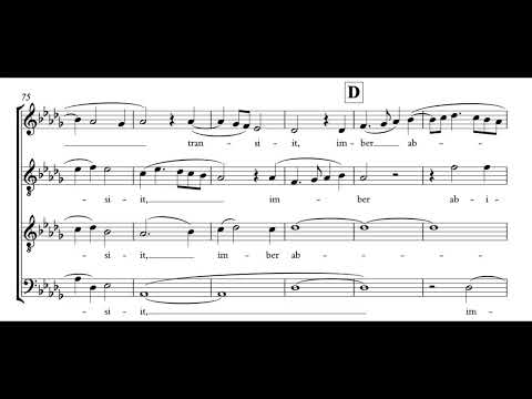 Tota pulchra es (H. Isaac) Score Animation