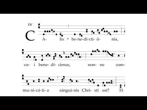 Offertorium: Calix benedictionis