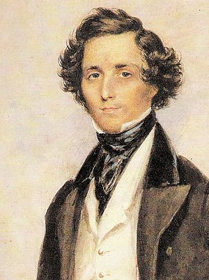 English: The Portrait of Felix Mendelssohn