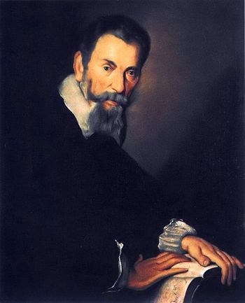 Copy of a portrait of Claudio Monteverdi by Be...