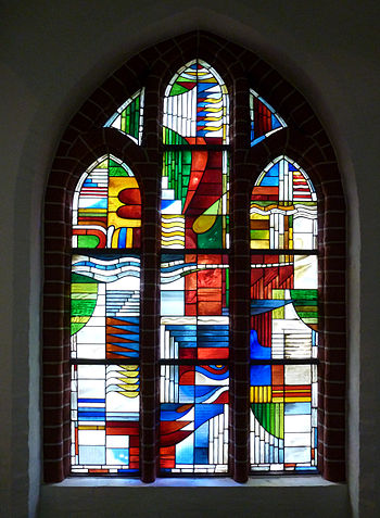 Kirchenfenster LOBGESANG nach dem Psalm 145 in...