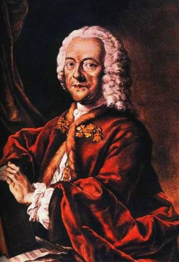 Georg Philipp Telemann (1681-1767), coloured a...