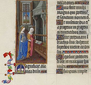 The Visitation in the Book of Hours of the Duc...