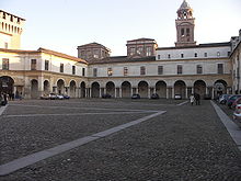 Campanile of Santa Barbara, at the Ducal Palace in Mantua: Wert was choir director here from 1565 until 1592.