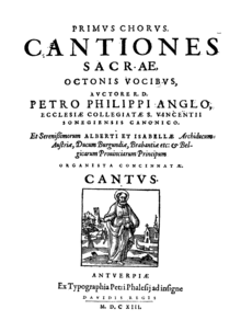 The score of Philips' Cantiones Sacrae (1613)