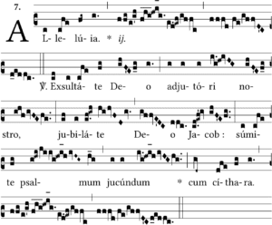 Exsultate Deo adjutori nostro