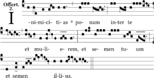Inimicitias ponam (Solesmes version) - the protoevangelium, Genesis 3:15
