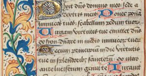 Book of Hours - Psalm 109 (Latin Vulgate) Dixit Dominus Domino meo